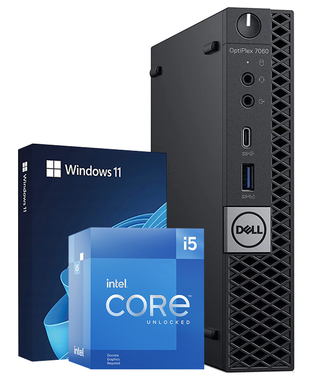 Komputer Dell OptiPlex 7060 Mini i5-8500T 16GB DDR4 256GB NVMe WiFi Win11H kl.A