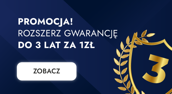 Rozszerzenie gwarancji do 3 lat za 1 zł