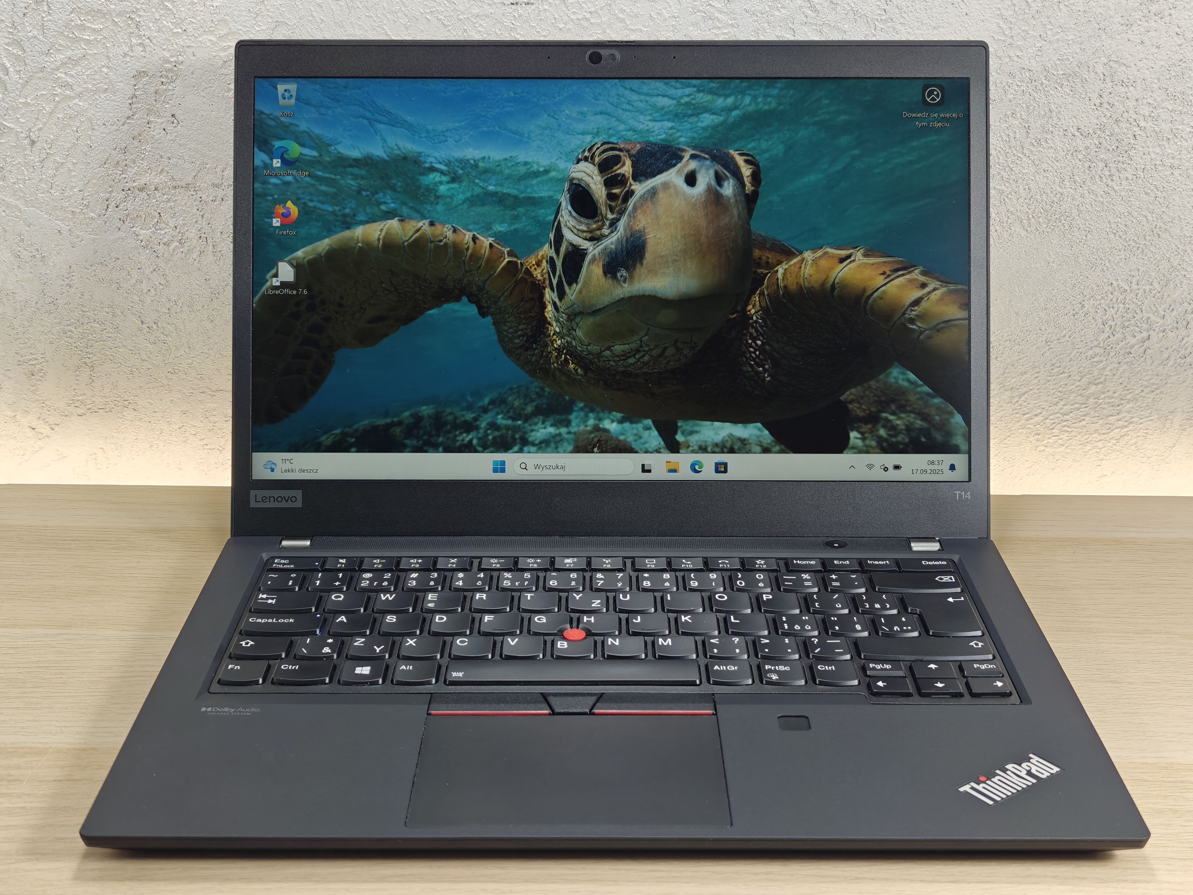 Lenovo ThinkPad T14 Gen 2 i7-1185G7 32GB 512SSD NVMe FHD DOTYK W11